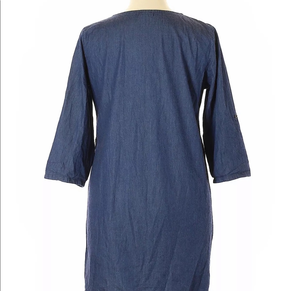 Chick connection women's mid dress 3/4 sleeves, L - Picture 2 of 7